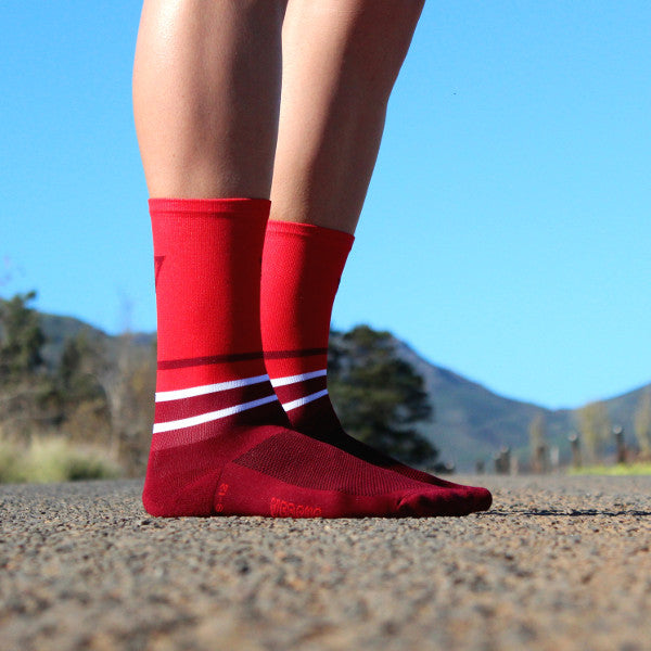 Red Cycling Socks 3 | Versus Socks
