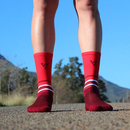 Red Cycling Socks 4 | Versus Socks