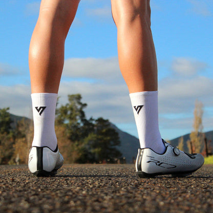 White Cycling Socks 2 | Versus Socks