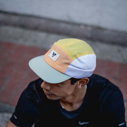 IDASHPO Unisex Retro Neon Panel Baseball Cap - Wide Mesh Outdoor Sports & Running Hat For Theme Parties